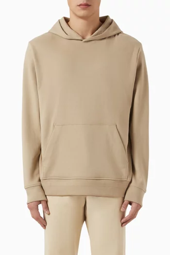 Brushed Pima Hoodie in Cotton