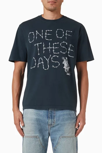 تي شيرت باربد قطن