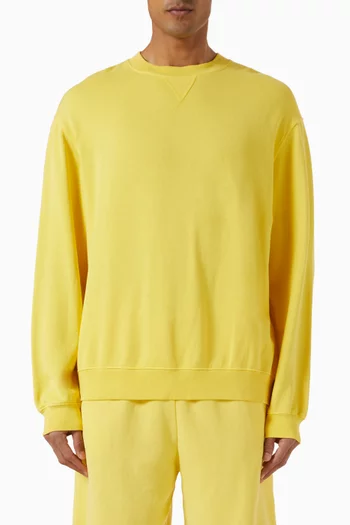 سويت شيرت ديلي بفتحة رقبة مستديرة قطن وكشمير