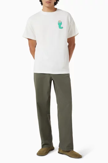 Slug King T-shirt in Cotton-cashmere