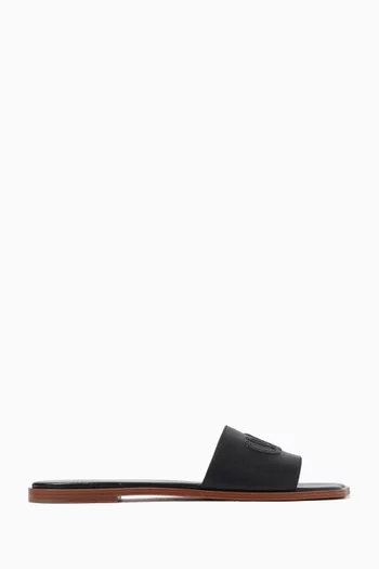 Soleil Slides in Calfskin