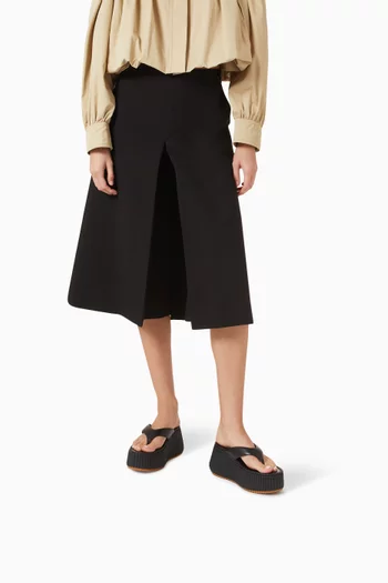 Nama Wedge Slide Platform Sandals in Calfskin