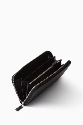 محفظة بسحّاب محيط جلد سافيانو