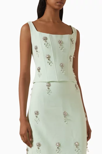 The Ultimate Muse Crystal Corset Top