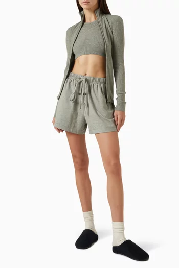 Sport Logo Tank Top in Rib-knit