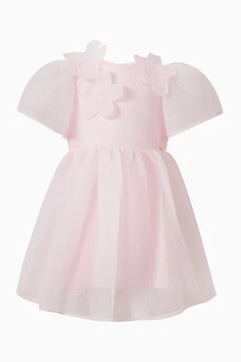 فستان برقع زهور تول