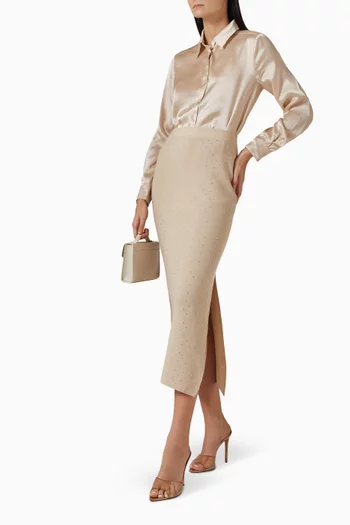 Bunny Shirt in Satin