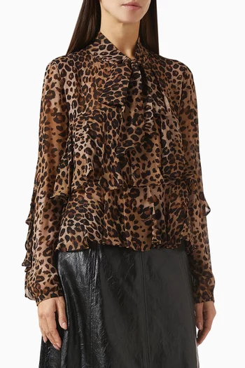 قميص جالا بكشكش جورجيت