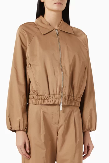Erminia Water-repellent Jacket in Twill