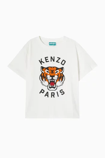 تي شيرت بشعار الماركة قطن