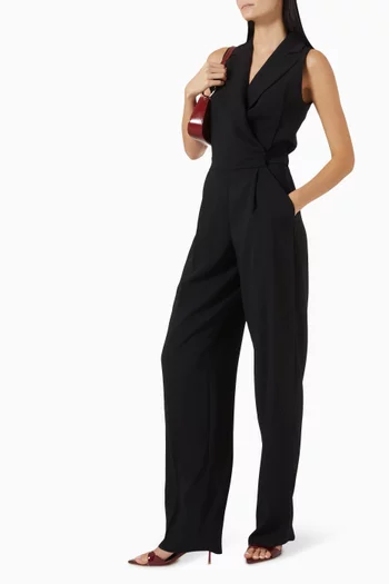 Lice Jumpsuit in Crepe Satin