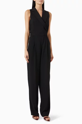 Lice Jumpsuit in Crepe Satin