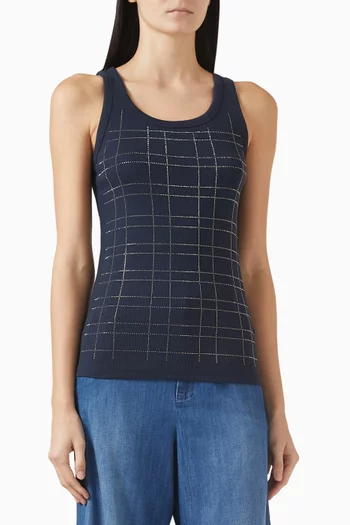 Scoop Tank Top in Ribbed-jersey