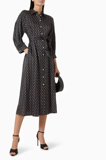 Masque Shirtdress in Viscose Twill