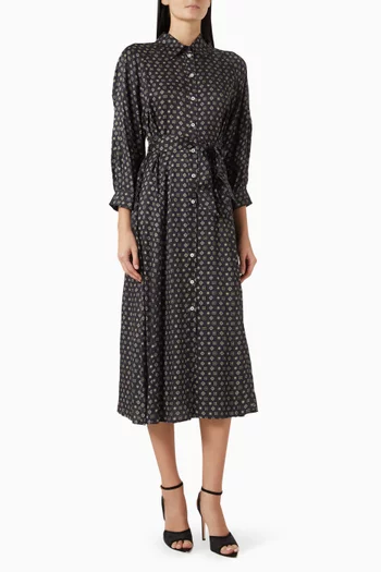 Masque Shirtdress in Viscose Twill