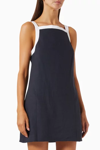 Elyce Mini Dress in Linen