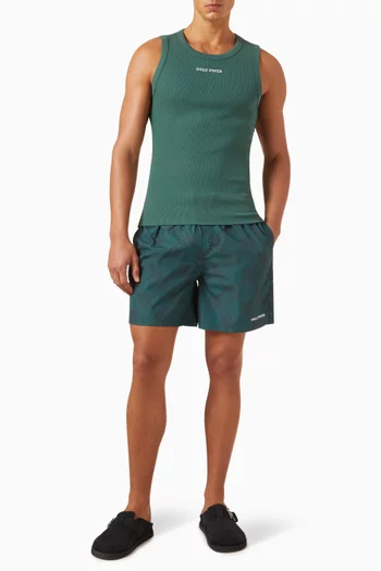 Tank Top in Ribbed Cotton