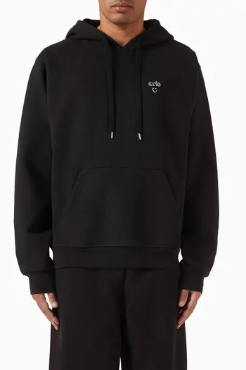 Antwerp Heart Hoodie in Cotton-fleece
