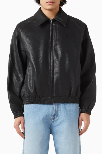 Basic Jacket in Faux Leather