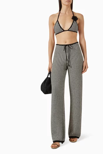 Milo Crochet Pants in Cotton