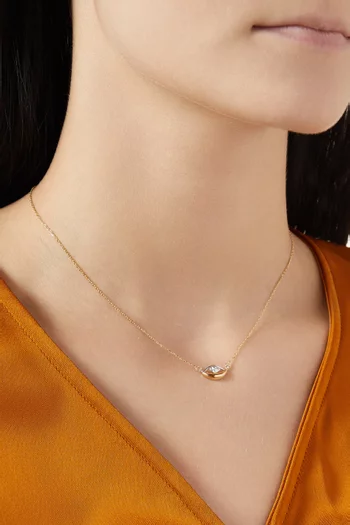 Salvatore Diamond Necklace in 18kt Gold