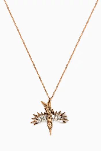 Mini Phoenix Diamond Necklace in 18kt Rose Gold