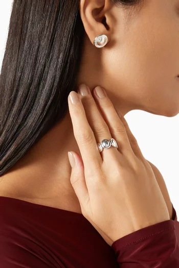 أقراط ذا ايلواز فضة إسترلينية