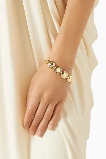 The Liv Bracelet in 18kt Gold-plated Brass