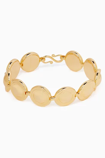 The Liv Bracelet in 18kt Gold-plated Brass