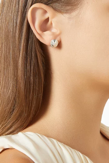 أقراط فرانكا فضة إسترلينية عيار 925‏