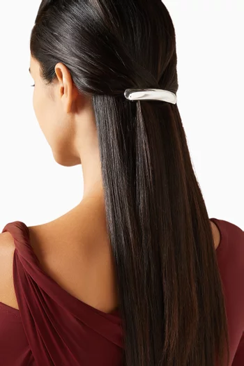 مشبك شعر ذا مولي نحاس مطلي فضة عيار 925