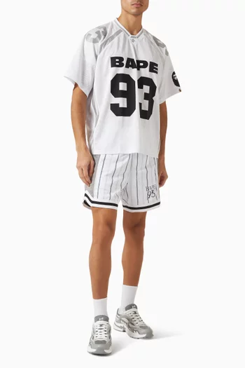 Line Camo Jacquard Football Jersey T-shirt