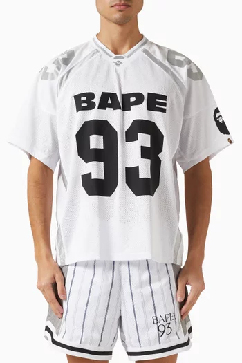 Line Camo Jacquard Football Jersey T-shirt