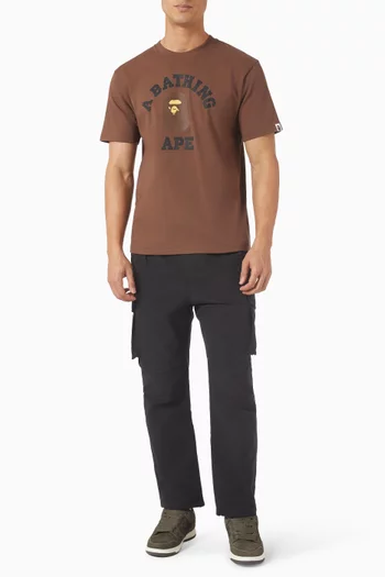 College T-shirt in Cotton