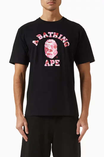 ABC Camo College T-shirt in Cotton