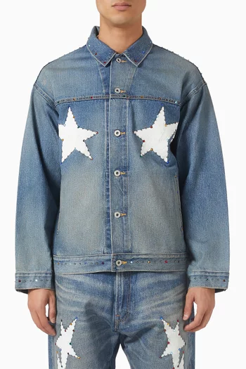 Color Stone Jacket in Denim