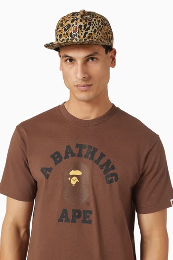 كاب بيسبول بنقشة جلد الفهد قنب