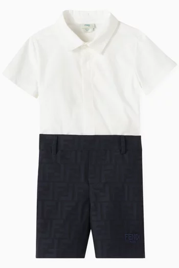FF Romper in Cotton-poplin