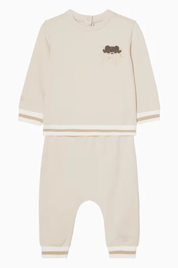 بنطال رياضي فضفاض قطن