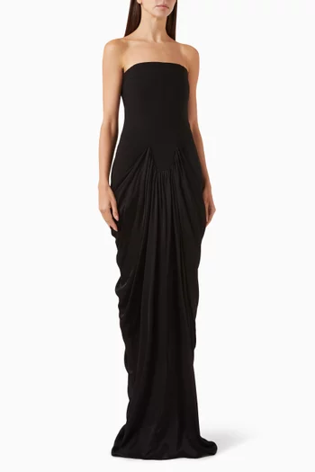 فستان سهرة ريس ستان كريب