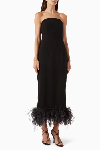 فستان مينيلي مطرز بالترتر