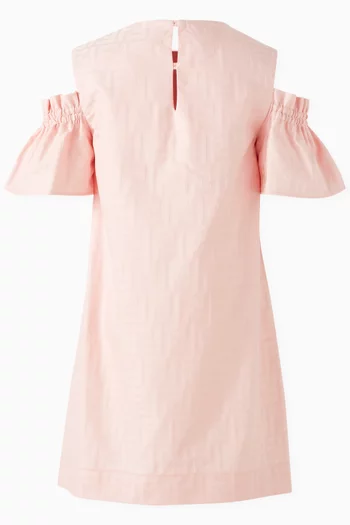 FF Cold-shoulder Dress in Cotton