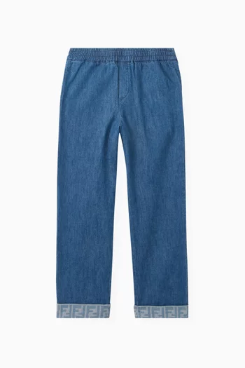 Relaxed Jeans in Cotton Denim