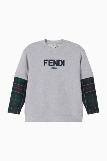 Logo Sweatshirt in Cotton