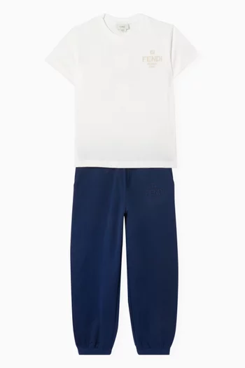 Logo Sweatpants in Cotton