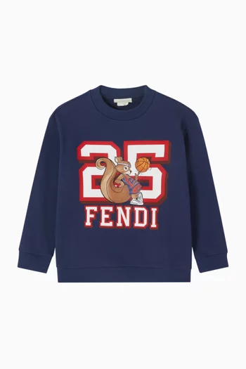 Team Squirrel Sweatshirt in Cotton