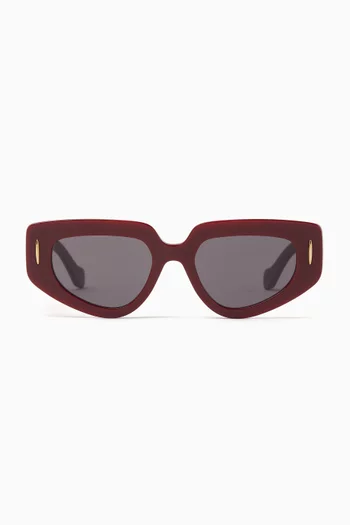 Anagram Irregular Sunglasses in Acetate