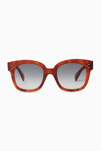 3 Dots Square Sunglasses in Acetate