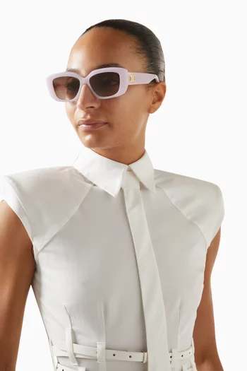 Triomphe Square Sunglasses in Acetate