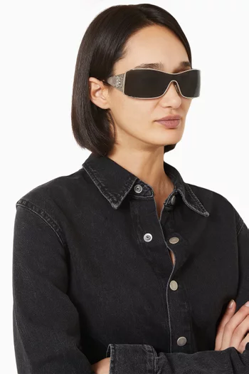 Maxi Triomphe Sunglasses in Metal